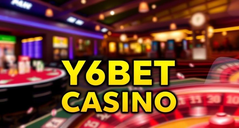 Live dealer streaming tables on Y6BET casino
